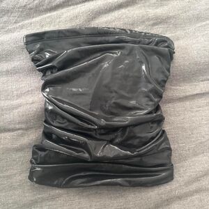 Thats-so-fetch Women's Black Crop-top